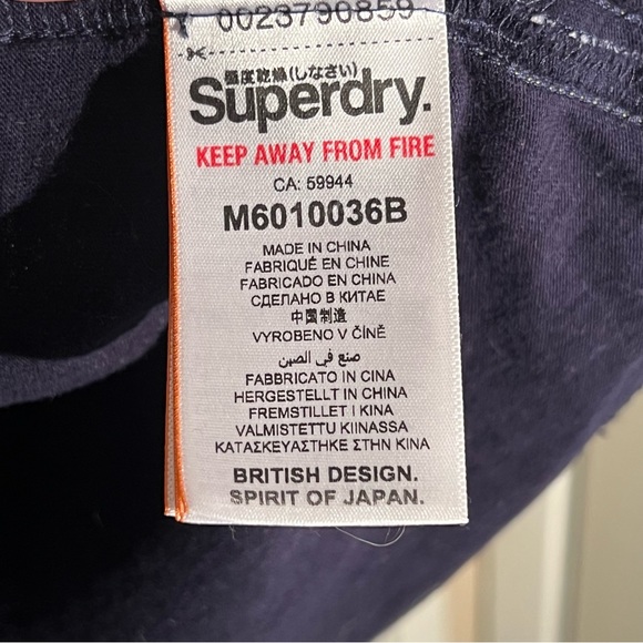 Like new! Japan Superdry basketball jersey Sz. XL - Picture 6 of 7